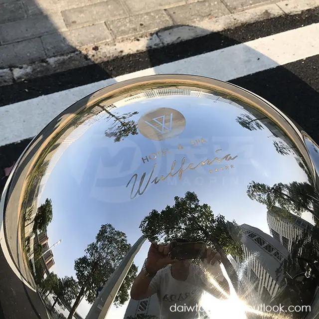 Etching Lettering Stainless Steel Sphere Mirror Balls