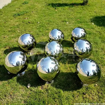Gazing Balls Garden Stainless Steel Mirror Sphere detail 2