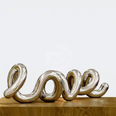 High Polished Stainless Steel Artwork, Metal Wall Sculptures detail 3