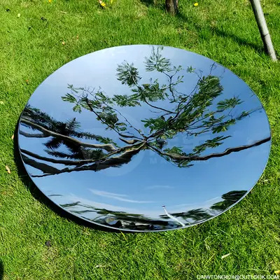 Mirror Polished Stainless Steel Concave Convex Disk Hemisphere Dome detail 2