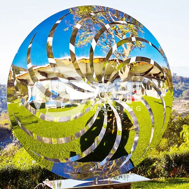 1800 mm Pinwheel Garden Sculpture