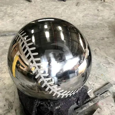 Stainless Steel Baseball detail 3