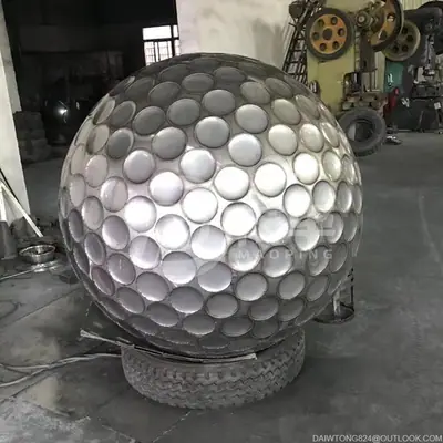 Stainless Steel Golf Ball detail 3