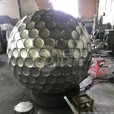 Stainless Steel Golf Ball detail 2