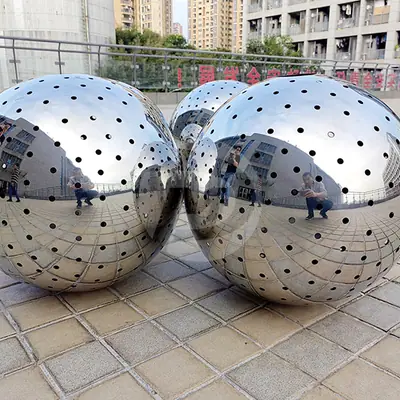 Stainless Steel Hole Sphere detail 2