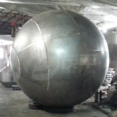 2000mm Large Metal Garden Spheres Stainless Steel Hollow Sphere detail 3