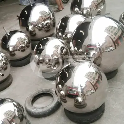 Floating Stainless Steel Ball for Pond Fountain Spheres detail 3