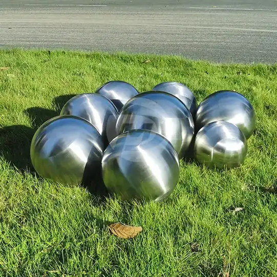 100mm 200mm 300mm Brushed Stainless Steel Hollow Balls