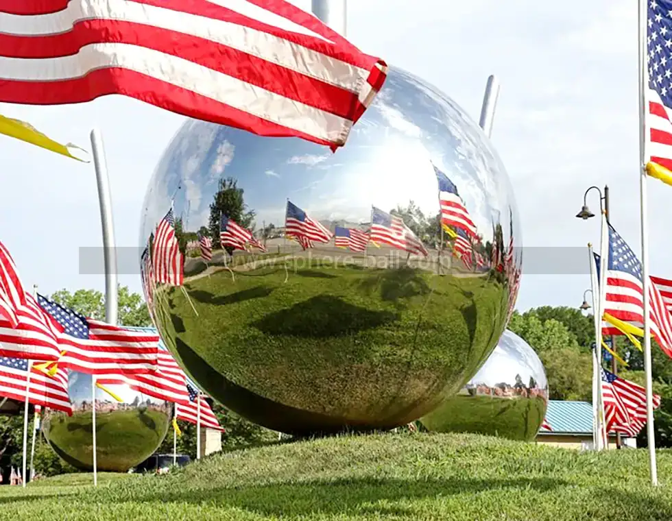 Three 2400 mm Spheres at Merriam Marketplace, view 4