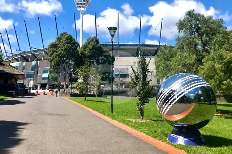 Three Giant Cricket Spheres in Australia, view 3