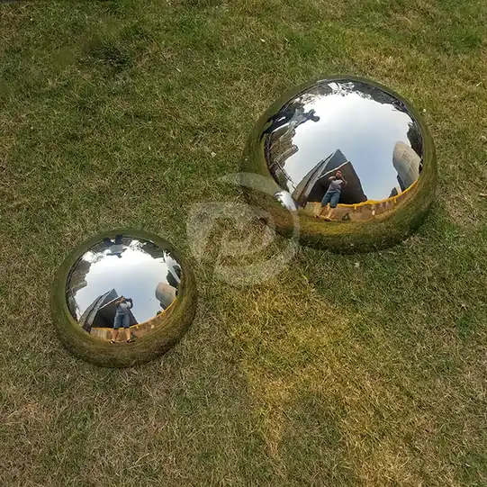 300mm 500mm Stainless Steel Double Sided Polished Hemisphere