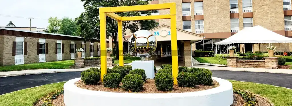 36 Inch Sphere at Riverside Residence