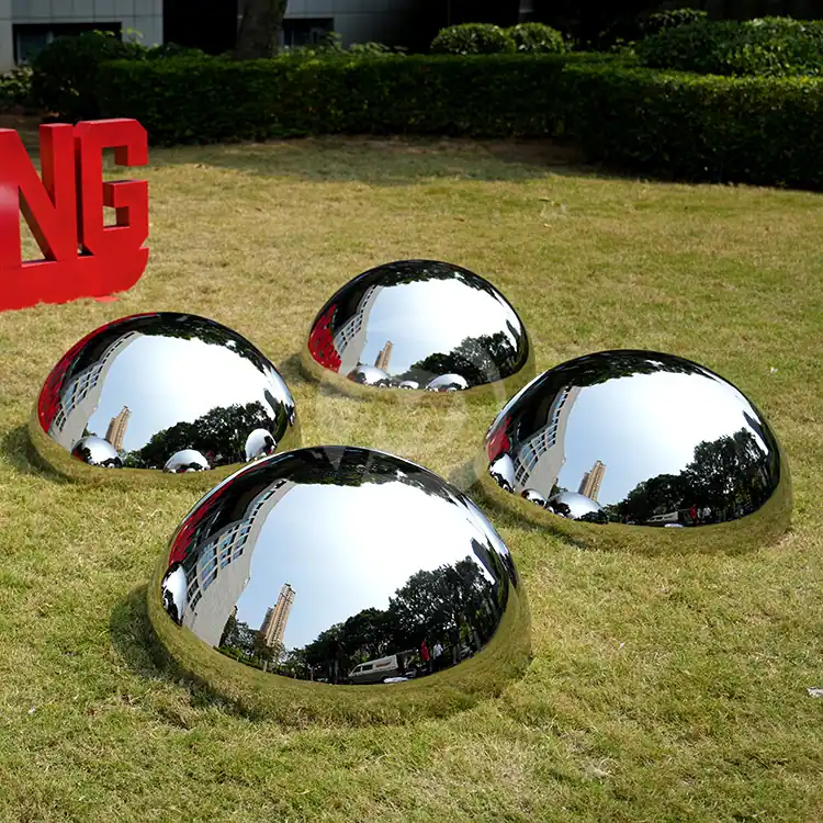 900 mm mirror polished stainless steel dome hemisphere