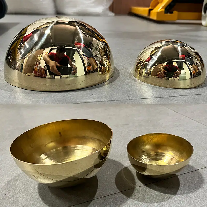 Brass Half Balls Metal Hemisphere