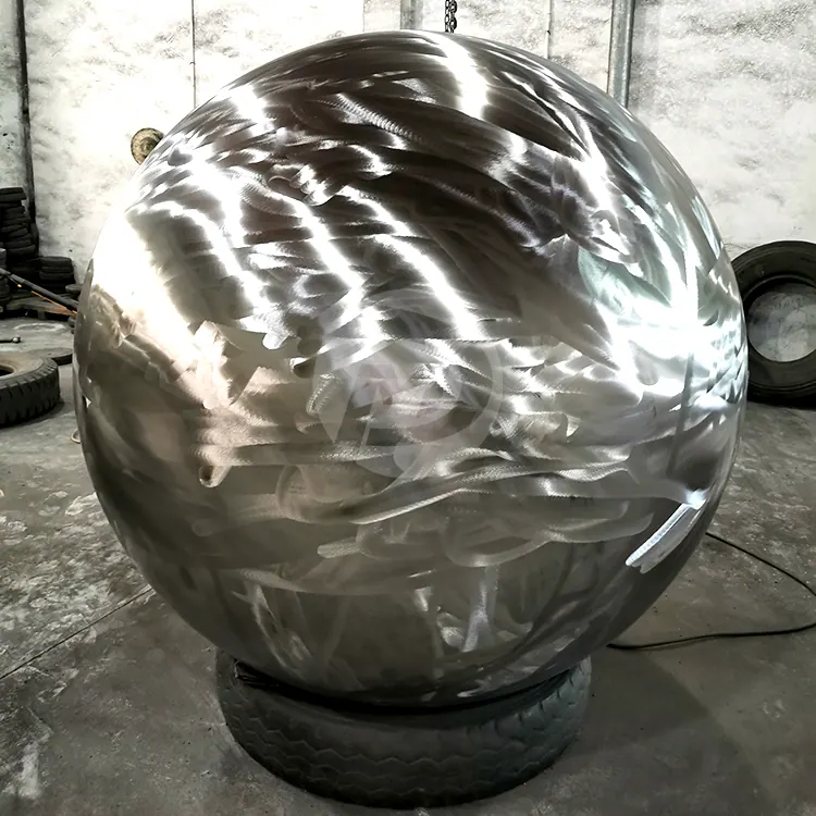 Brush Sand Surface Stainless Steel Hollow Sphere