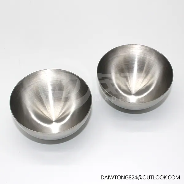 Brushed Stainless Steel Hemisphere Metal Hemisphere