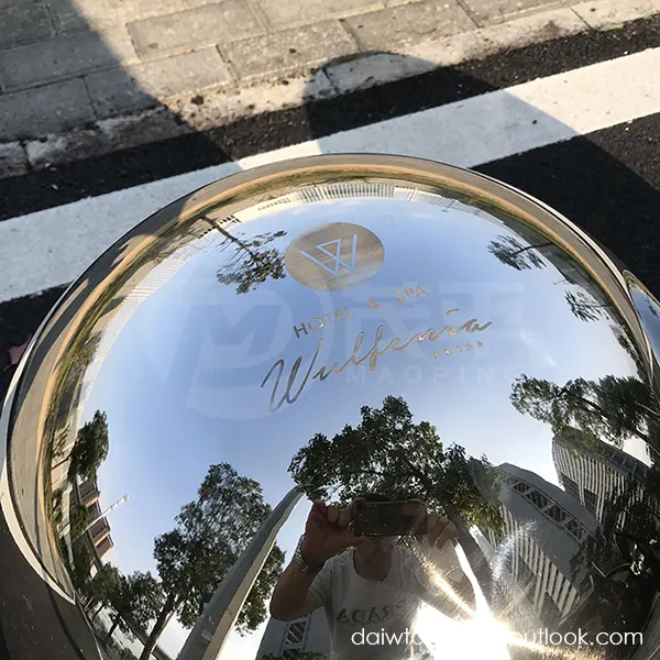 Etching Lettering Stainless Steel Sphere Mirror Balls