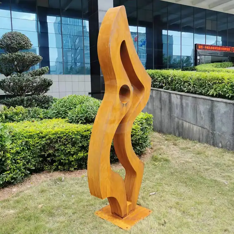 Corten Steel Garden Sculpture, view 3