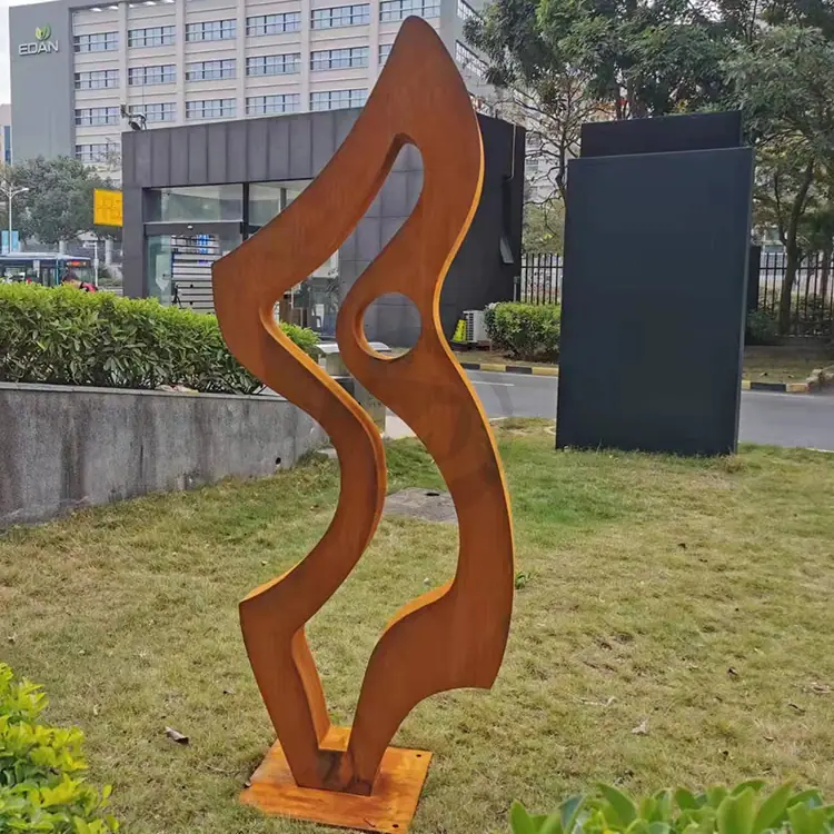 Corten Steel Garden Sculpture, view 4