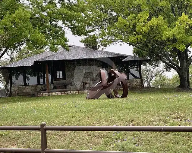 Rusted Corten Steel Garden Sculpture