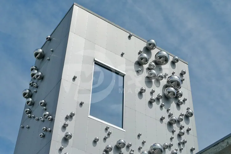 148 Piece Ball Wall in Norway, view 2
