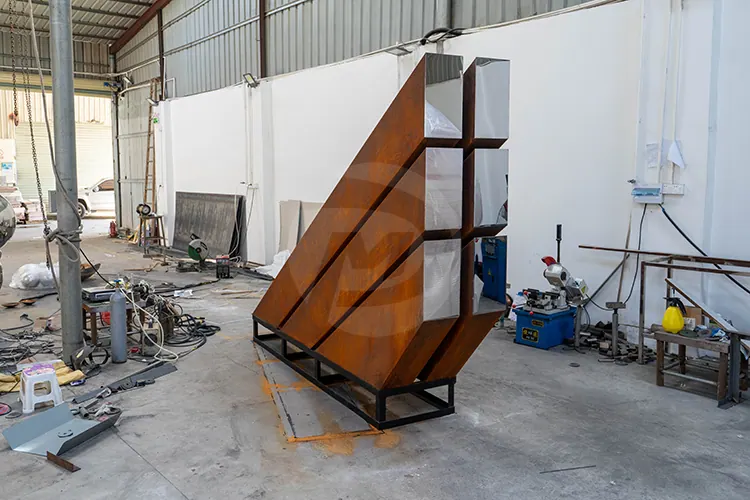 Corten Steel Landscape Sculptures, view 4