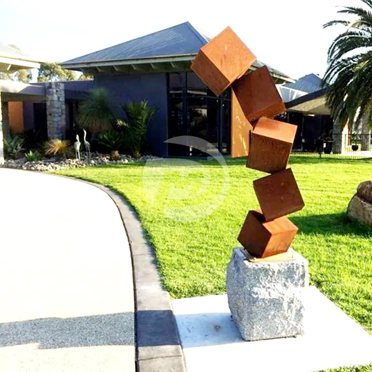 Outdoor Metal Garden Corten Steel Sculpture