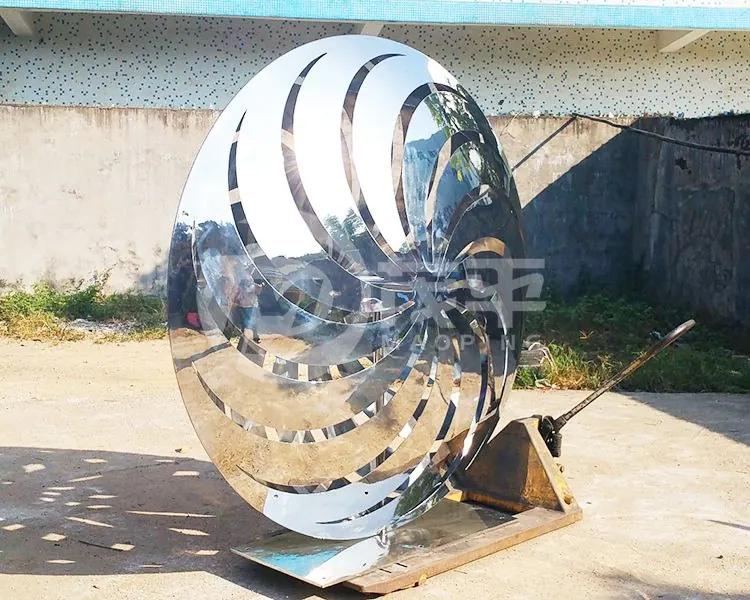 1800 mm Pinwheel Garden Sculpture, view 2