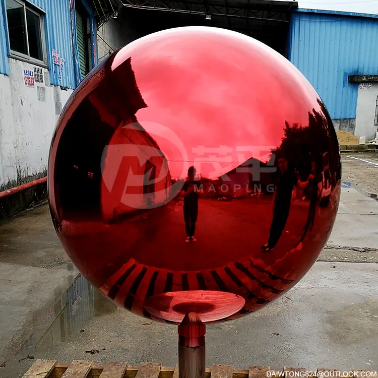 900mm Red Stainless Steel Ball