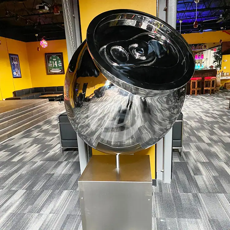 Stainless Steel Logo Sculpture, view 2