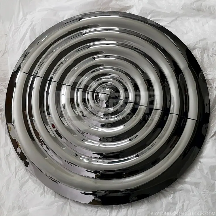 Stainless Steel Water Ripple Sculpture Metal Water Wave