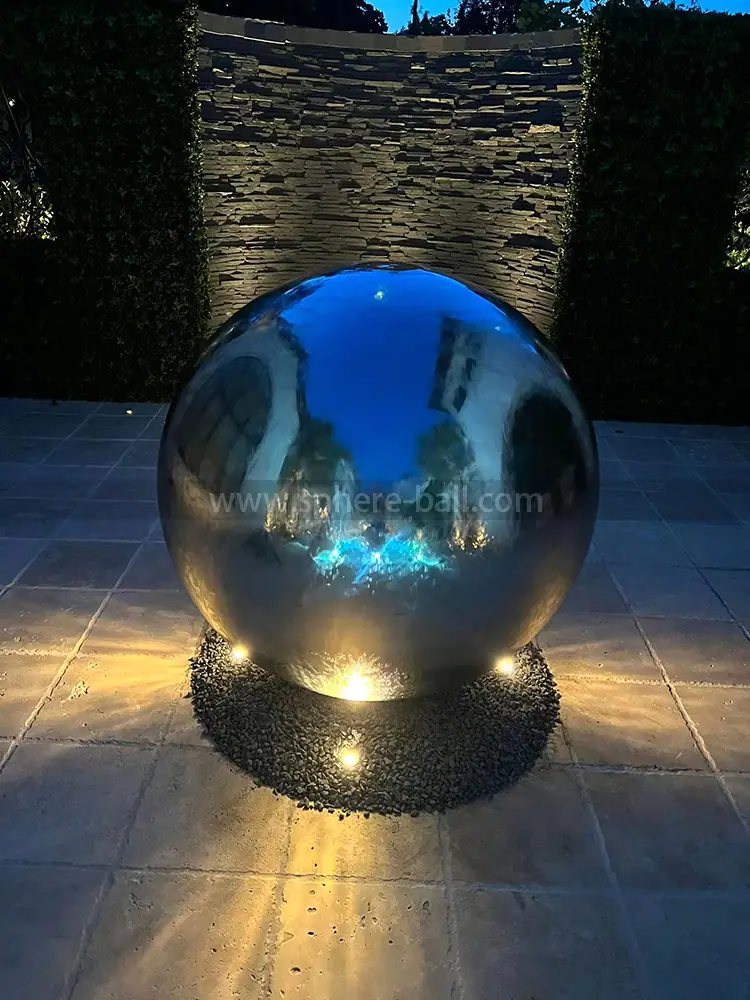 1500 mm Sphere Water Feature in Michigan