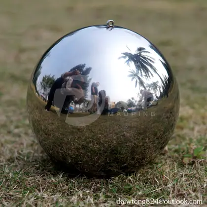 200mm Garden Decoration Stainless Steel Hollow Steel Balls