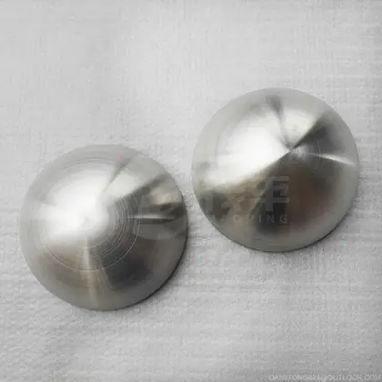 12 Inch 24 Inch 36 Inch Steel Hemisphere Brushed Metal Dome