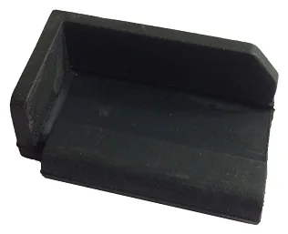 8CR-14738-00 — thick-walled moulded rubber boot with a rectangular mouth
