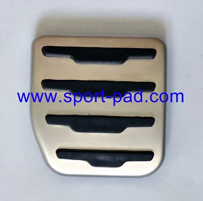 Evoque Clutch Pads — upright stainless face with four moulded rubber bars set across it