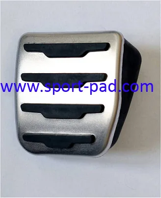 Evoque Man Brake Pads — narrower stainless face with a black moulded surround and three rubber bars