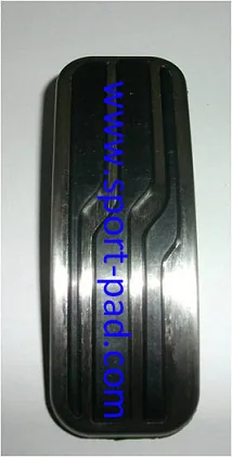 Ford CD4 ETC Pad — tall, slim black-and-stainless face for an electronic throttle pedal