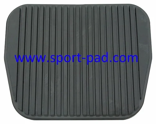 Rubber Pad 2 — square pad with fine longitudinal ribs across the full face