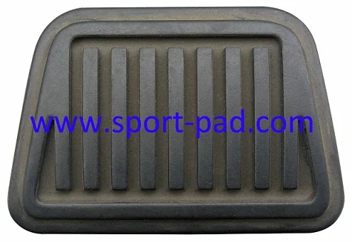 Rubber Pad 20 — square pad with longitudinal ribs recessed inside a raised frame
