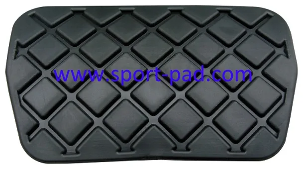 Rubber Pad 3 — square pad with a raised diamond lattice and a plain outer border