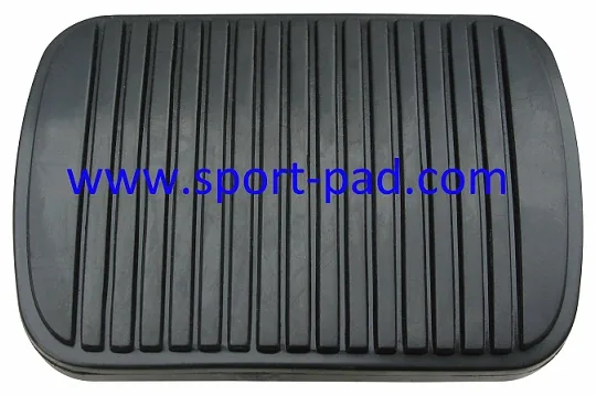 Rubber Pad 4 — rectangular pad with broad longitudinal ribs