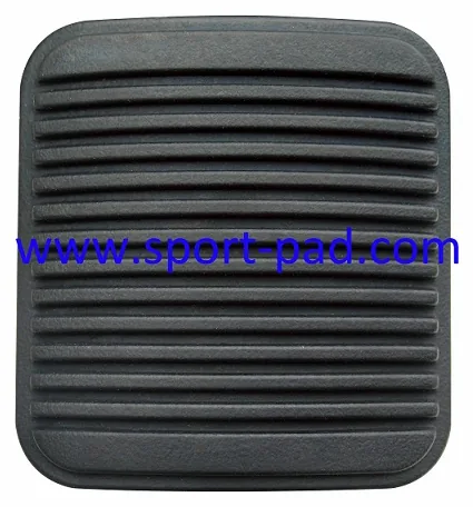Rubber Pad 6 — tall square pad with fine ribbing over the whole face