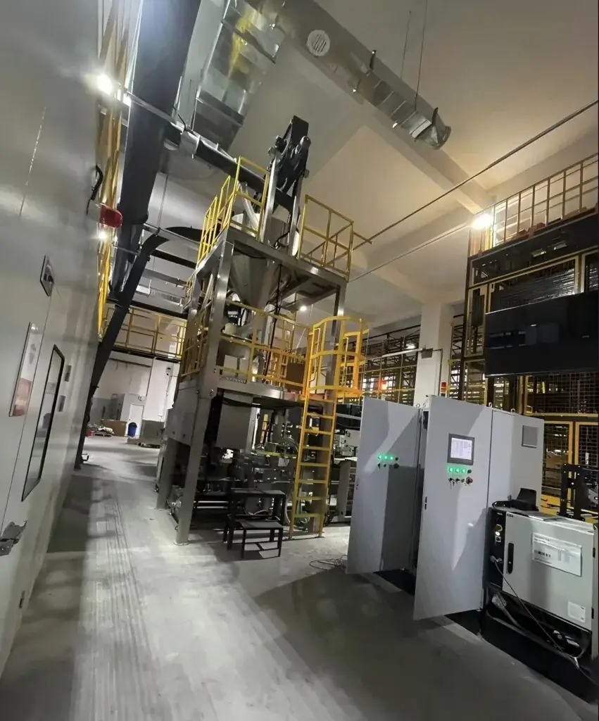 Installed SRX equipment inside a customer production hall