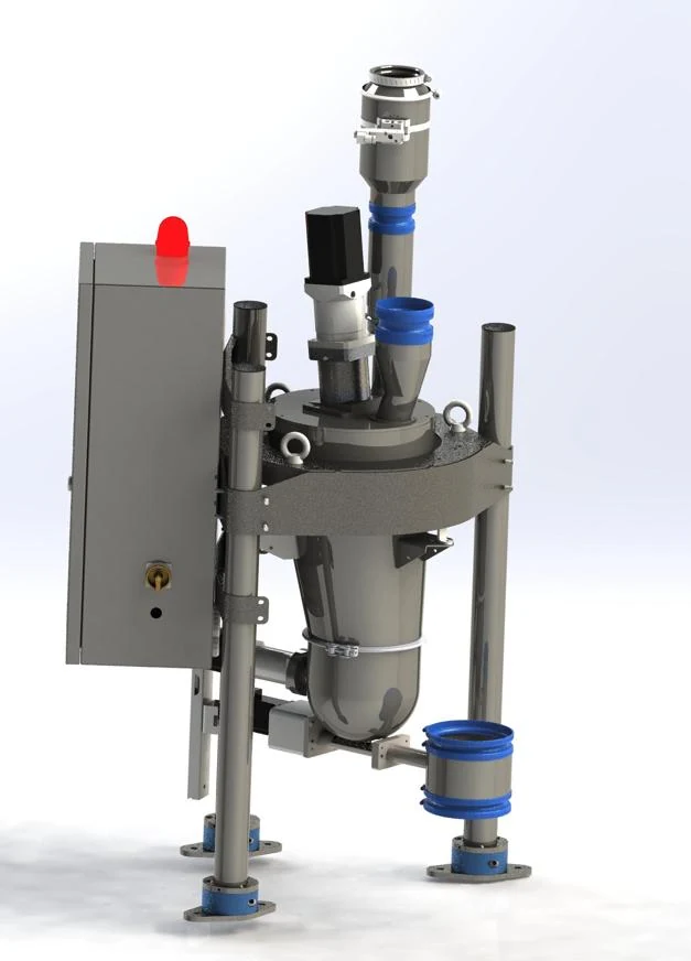 High-precision feeder control cabinet and weighing hopper assembly