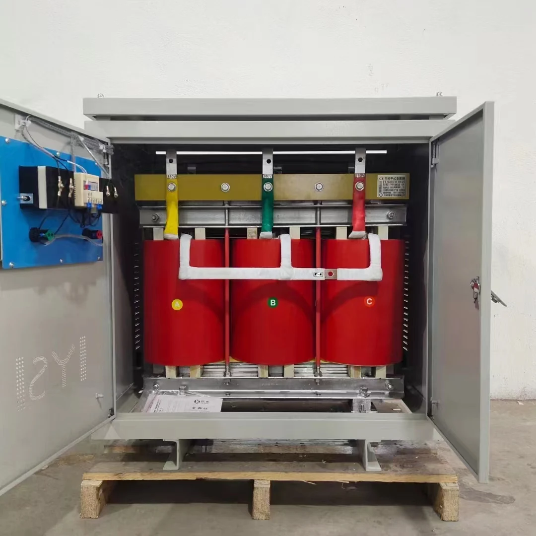 3 Phase Transformer 3-Phase Dry type 400V/380V-220/208V side view