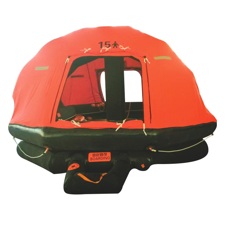 Marine 8 person 16 person 25P Automatic Inflatable Liferaft Offshore Life Raft