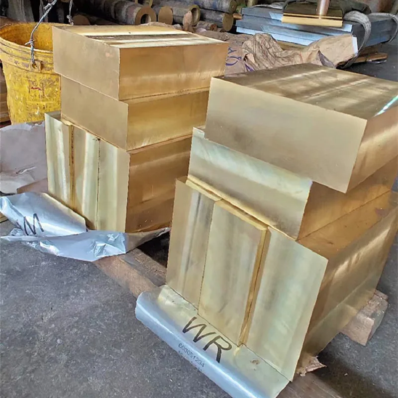 C63000 Copper Nickel Aluminum Bronze Bar Lead Brass Flat Bar Copper Rod Plate detail view