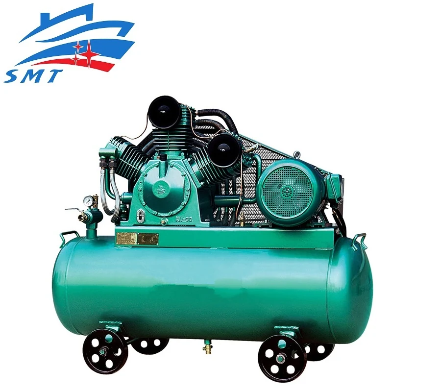 Long life maritime air compressor low noise piston energy saving horizontal air compressor