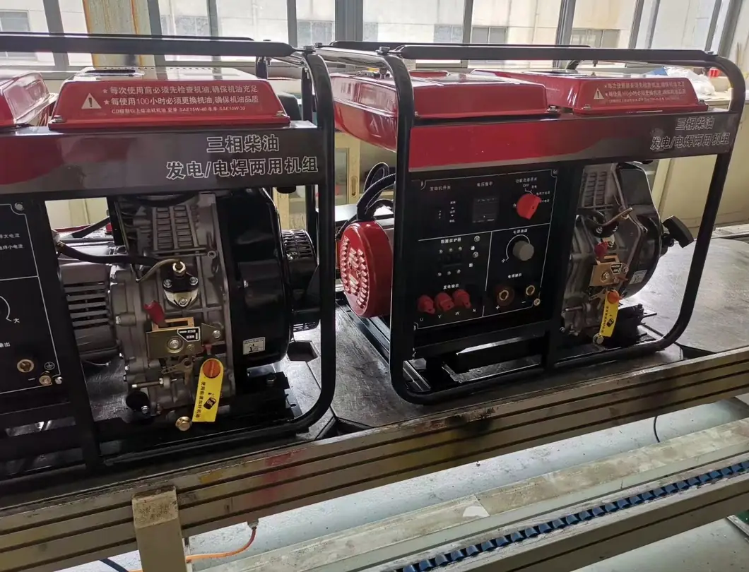 Marine Diesel Generator Set 5kw 10kw Portable Single Phase Silent Electric Gasoline Generator Set assembly detail